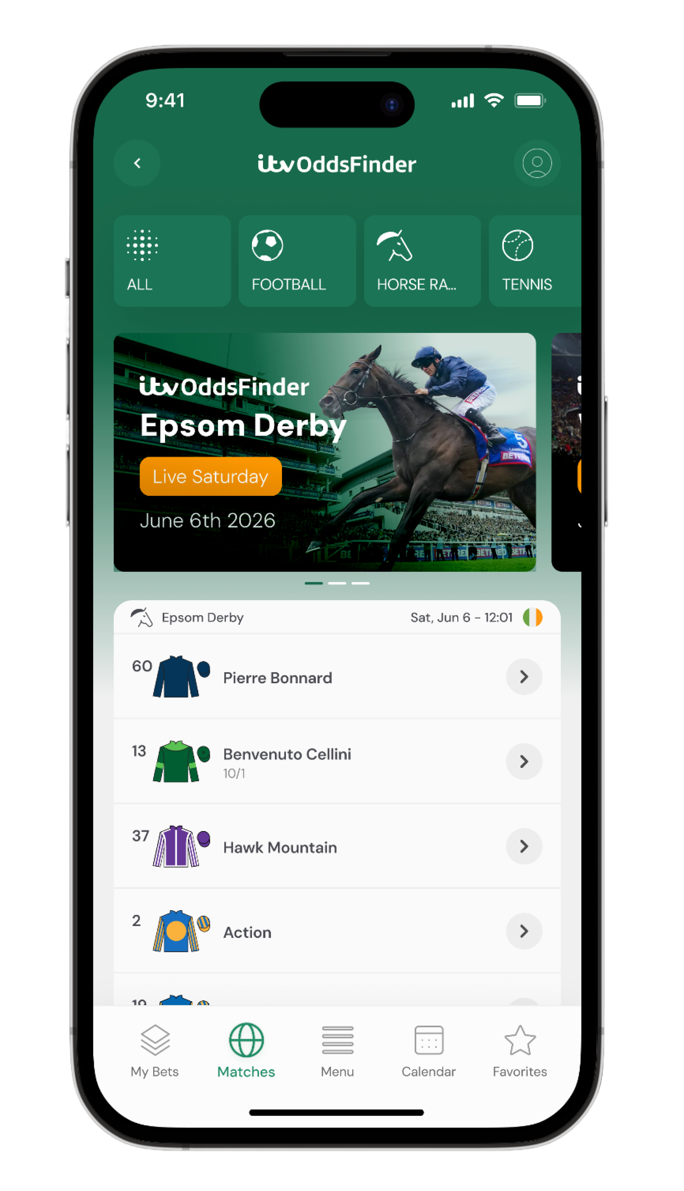 Funteron embedded sports betting feed